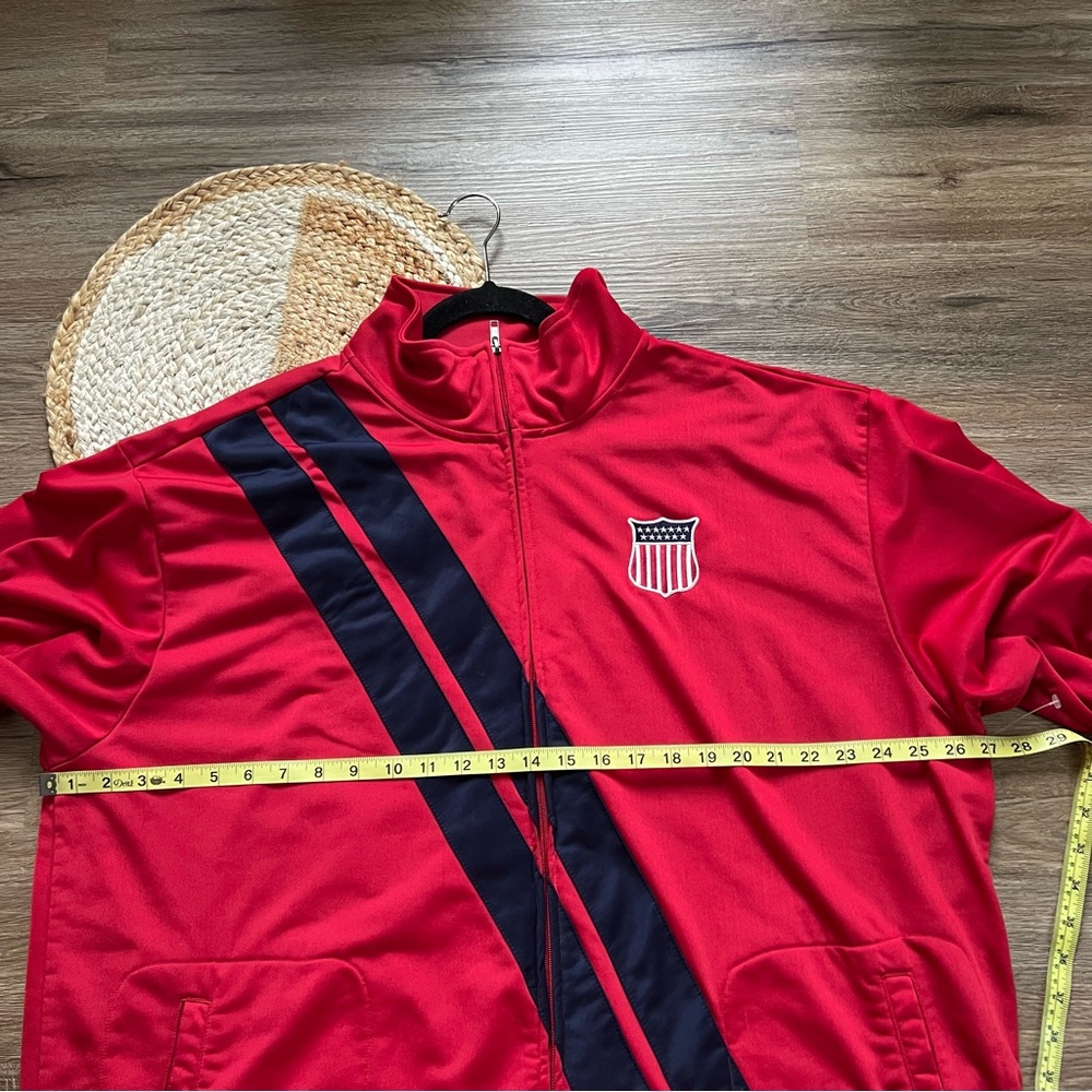 Team Apparel Olympic Committee Usa Track Jacket - image 7